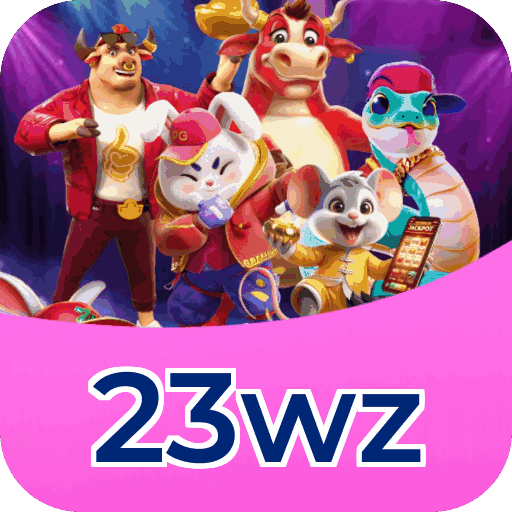 Interface do aplicativo 23wz mostrando jogos disponíveis no iOS e Android